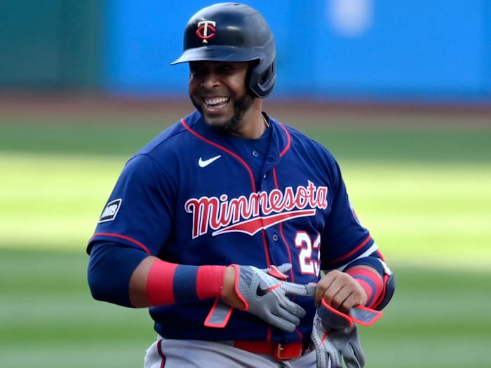 Twins designated hitter Nelson Cruz